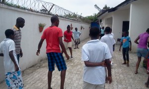 We enjoyed playing games afterwards