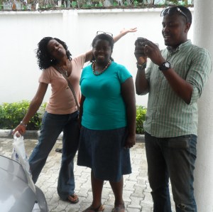 The visiting team from 1Child 1Book