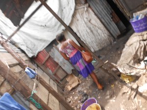 Ifeoma goes to Dustbin Estate